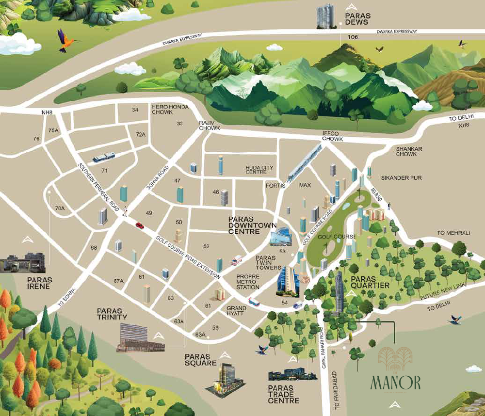 Paras Manor rera number